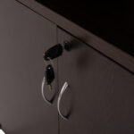 ΒΙΒΛΙΟΘΗΚΗ ΓΡΑΦΕΙΟΥ ΕΠΑΓΓΕΛΜΑΤΙΚΗ CAITLYN 80Χ39Χ179Υεκ.HM2014.02 WENGE ΜΕ 2 ΠΟΡΤΕΣ - Image 6