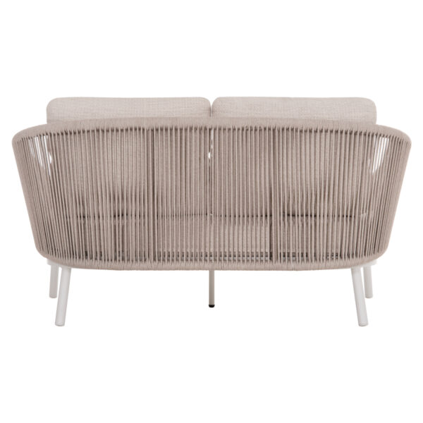 DAYBED ΣΕΙΡΑ XANTION HM6474.02 ΛΕΥΚΟ ΑΛΟΥΜΙΝΙΟ--ΣΧΟΙΝΙ--OLEFIN 157x147x88Υεκ - Image 6