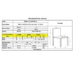 BARCELONA τ. Καρέκλα Σαλονιού Καθιστικού Inox - Pu Μαύρο 75x83x84cm - Image 3