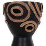 ΕΠΙΤΡΑΠΕΖΙΟ ΔΙΑΚΟΣΜΗΤΙΚΟ ΒΑΖΟ DEAN HM4678.01 ΤΕΡΑΚΟΤΑ ΣΕ ΜΑΥΡΟ--Φ25x28Υεκ. - Image 4