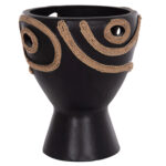 ΕΠΙΤΡΑΠΕΖΙΟ ΔΙΑΚΟΣΜΗΤΙΚΟ ΒΑΖΟ DEAN HM4678.01 ΤΕΡΑΚΟΤΑ ΣΕ ΜΑΥΡΟ--Φ25x28Υεκ. - Image 6