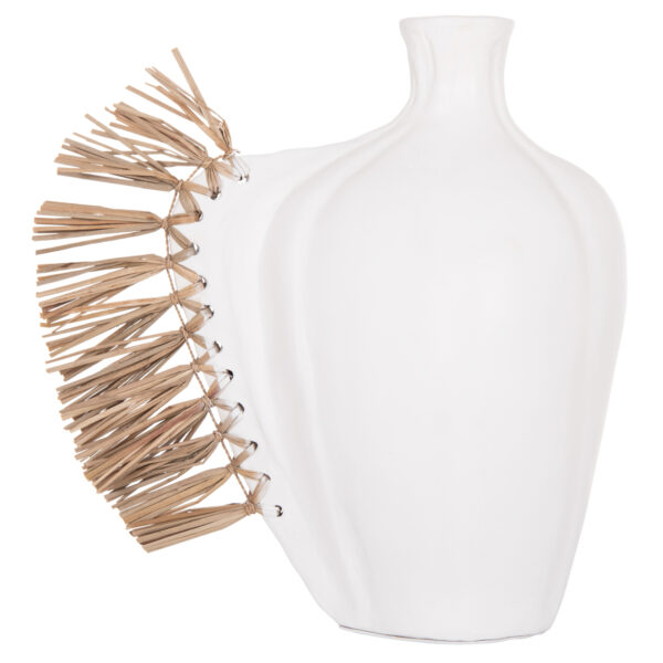 ΕΠΙΤΡΑΠΕΖΙΟ ΔΙΑΚΟΣΜΗΤΙΚΟ JEBB HM4689.02 ΛΕΥΚΗ ΤΕΡΑΚΟΤΑ & GRASS--32x15x33Υεκ. - Image 3