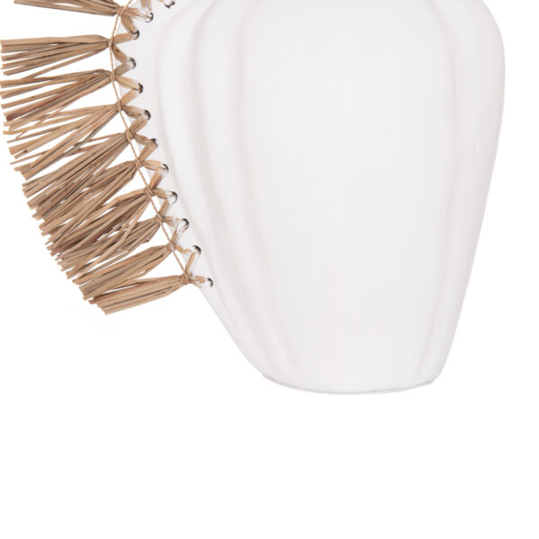 ΕΠΙΤΡΑΠΕΖΙΟ ΔΙΑΚΟΣΜΗΤΙΚΟ JEBB HM4689.02 ΛΕΥΚΗ ΤΕΡΑΚΟΤΑ & GRASS--32x15x33Υεκ. - Image 5