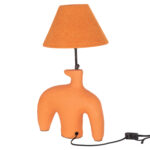 ΕΠΙΤΡΑΠΕΖΙΟ ΦΩΤΙΣΤΙΚΟ BOFEL HM4697 ΤΕΡΑΚΟΤΑ ΠΟΡΤΟΚΑΛΙ-ΚΑΠΕΛΟ TEDDY ΥΦΑΣΜΑ 30x8x52Υεκ - Image 6