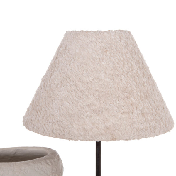 ΕΠΙΤΡΑΠΕΖΙΟ ΦΩΤΙΣΤΙΚΟ BOFEL HM4699.03 ΤΕΡΑΚΟΤΑ ΑΝΟΙΧΤΟ ΓΚΡΙ-ΚΑΠΕΛΟ TEDDY 33x14x54Υεκ - Image 3