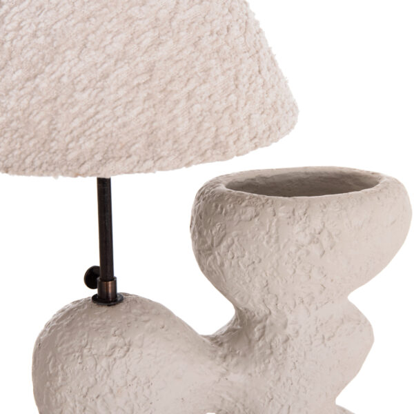 ΕΠΙΤΡΑΠΕΖΙΟ ΦΩΤΙΣΤΙΚΟ BOFEL HM4699.03 ΤΕΡΑΚΟΤΑ ΑΝΟΙΧΤΟ ΓΚΡΙ-ΚΑΠΕΛΟ TEDDY 33x14x54Υεκ - Image 5