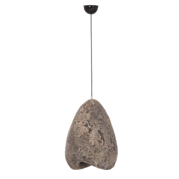 ΦΩΤΙΣΤΙΚΟ ΟΡΟΦΗΣ ΜΕ ΟΨΗ ΠΕΤΡΑΣ STONER (S) HM4417.04 ΓΚΡΙ--37x30x45Υεκ. - Image 3