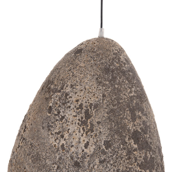 ΦΩΤΙΣΤΙΚΟ ΟΡΟΦΗΣ ΜΕ ΟΨΗ ΠΕΤΡΑΣ STONER (S) HM4417.04 ΓΚΡΙ--37x30x45Υεκ. - Image 4