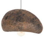 ΦΩΤΙΣΤΙΚΟ ΟΡΟΦΗΣ ΜΕ ΟΨΗ ΠΕΤΡΑΣ STONER (M) HM4418.03 ΓΚΡΙ/ΚΑΦΕ--55x45x40Υεκ.