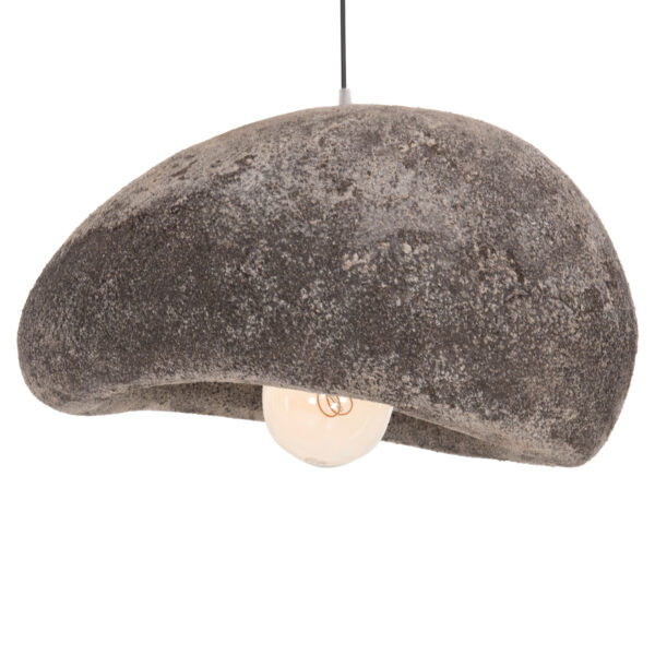 ΦΩΤΙΣΤΙΚΟ ΟΡΟΦΗΣ ΜΕ ΟΨΗ ΠΕΤΡΑΣ STONER (M) HM4418.04 ΓΚΡΙ--55x45x40Υεκ. - Image 4