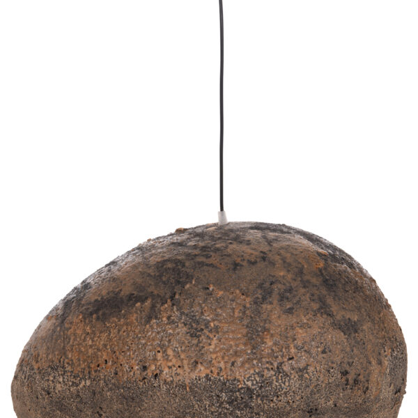 ΦΩΤΙΣΤΙΚΟ ΟΡΟΦΗΣ ΜΕ ΟΨΗ ΠΕΤΡΑΣ STONER (M) HM4418.03 ΓΚΡΙ/ΚΑΦΕ--55x45x40Υεκ. - Image 5