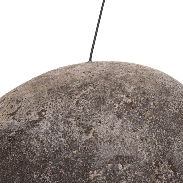 ΦΩΤΙΣΤΙΚΟ ΟΡΟΦΗΣ ΜΕ ΟΨΗ ΠΕΤΡΑΣ STONER (M) HM4418.04 ΓΚΡΙ--55x45x40Υεκ. - Image 6