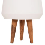 ΓΛΑΣΤΡΑ ΕΣΩΤ.ΧΩΡΟΥ QUAN HM4680.02M FIBER CEMENT ΛΕΥΚΟ--ΒΑΣΗ TEAK Φ35x50Υεκ - Image 5