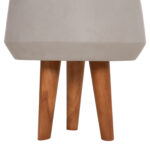 ΓΛΑΣΤΡΑ ΕΣΩΤ.ΧΩΡΟΥ QUAN HM4680.03M FIBER CEMENT ΓΚΡΙ--ΒΑΣΗ TEAK Φ35x50Υεκ - Image 6