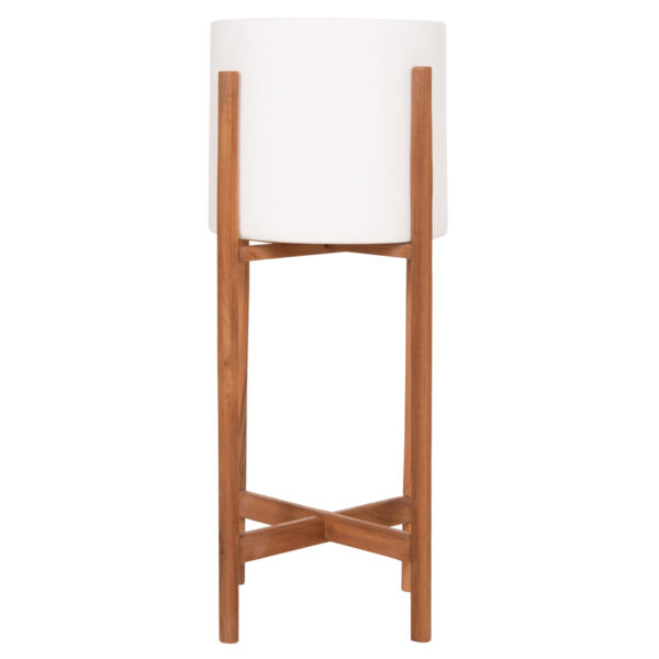 ΓΛΑΣΤΡΑ ΕΣΩΤ.ΧΩΡΟΥ RENTIL HM4684.02S FIBER CEMENT ΧΡΩΜΑ ΛΕΥΚΟ--ΒΑΣΗ TEAK Φ27x56Υ - Image 3