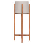 ΓΛΑΣΤΡΑ ΕΣΩΤ.ΧΩΡΟΥ RENTIL HM4684.03L FIBER CEMENT ΧΡΩΜΑ ΓΚΡΙ--ΒΑΣΗ TEAK Φ27x66Υ - Image 6