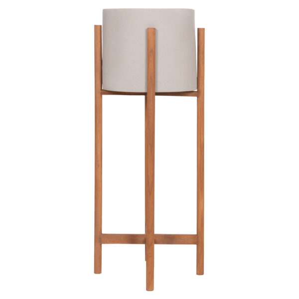 ΓΛΑΣΤΡΑ ΕΣΩΤ.ΧΩΡΟΥ RENTIL HM4684.03L FIBER CEMENT ΧΡΩΜΑ ΓΚΡΙ--ΒΑΣΗ TEAK Φ27x66Υ - Image 6