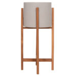 ΓΛΑΣΤΡΑ ΕΣΩΤ.ΧΩΡΟΥ RENTIL HM4684.03S FIBER CEMENT ΧΡΩΜΑ ΓΚΡΙ--ΒΑΣΗ TEAK Φ27x56Υ - Image 6
