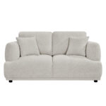 ΚΑΝΑΠΕΣ 2-ΘΕΣΙΟΣ STRUCTO HM3330.02 ΑΝΟΙΧΤΟ ΜΠΕΖ ΥΦΑΣΜΑ 168x94x88Υεκ. - Image 3