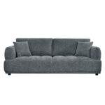 ΚΑΝΑΠΕΣ 3-ΘΕΣΙΟΣ STRUCTO HM3329.01 ΓΚΡΙ ΥΦΑΣΜΑ 227x94x88Υεκ. - Image 3