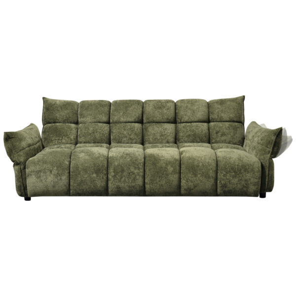 ΚΑΝΑΠΕΣ ΚΡΕΒΑΤΙ MELU HM3314.03 ΠΡΑΣΙΝΟ ΥΦΑΣΜΑ--ΚΑΘΙΣΜΑ POCKET SPRINGS 240-250x90x85Υεκ - Image 4