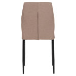 ΚΑΡΕΚΛΑ ΤΡΑΠΕΖΑΡΙΑΣ DIAZ HM18346.04 ΜΠΕΖ ΥΦΑΣΜΑ-ΜΕΤΑΛΛΙΚΑ ΠΟΔΙΑ ΜΑΥΡΑ 43x52x87Υεκ. - Image 6