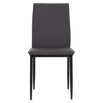 ΚΑΡΕΚΛΑ ΤΡΑΠΕΖΑΡΙΑΣ PERKY HM18347.01 ΓΚΡΙ ΥΦΑΣΜΑ-ΜΕΤΑΛ. ΠΟΔΙΑ ΜΑΥΡΑ 44x60x87Υεκ - Image 3