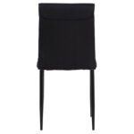 ΚΑΡΕΚΛΑ ΤΡΑΠΕΖΑΡΙΑΣ PERKY HM18347.02 ΜΑΥΡΟ ΥΦΑΣΜΑ & ΜΕΤΑΛΛΙΚΑ ΠΟΔΙΑ 44x60x87Υεκ - Image 6