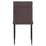 ΚΑΡΕΚΛΑ ΤΡΑΠΕΖΑΡΙΑΣ PERKY HM18347.03 ΚΑΦΕ ΥΦΑΣΜΑ-ΜΕΤΑΛ. ΠΟΔΙΑ ΜΑΥΡΑ 44x60x87Υεκ - Image 6