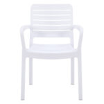 ΠΟΛΥΘΡΟΝΑ ΕΞΩΤ.ΧΩΡΟΥ FLAN HM6369.01 ΛΕΥΚΟ ΠΟΛΥΠΡΟΠΥΛΕΝΙΟ 57x56x82.5Yεκ. - Image 3