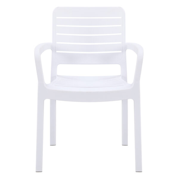 ΠΟΛΥΘΡΟΝΑ ΕΞΩΤ.ΧΩΡΟΥ FLAN HM6369.01 ΛΕΥΚΟ ΠΟΛΥΠΡΟΠΥΛΕΝΙΟ 57x56x82.5Yεκ. - Image 3