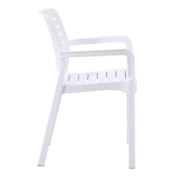 ΠΟΛΥΘΡΟΝΑ ΕΞΩΤ.ΧΩΡΟΥ FLAN HM6369.01 ΛΕΥΚΟ ΠΟΛΥΠΡΟΠΥΛΕΝΙΟ 57x56x82.5Yεκ. - Image 4