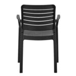 ΠΟΛΥΘΡΟΝΑ ΕΞΩΤ.ΧΩΡΟΥ FLAN HM6369.02 ΜΑΥΡΟ ΠΟΛΥΠΡΟΠΥΛΕΝΙΟ 57x56x82.5Yεκ. - Image 5