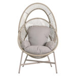 ΠΟΛΥΘΡΟΝΑ-ΦΩΛΙΑ RULER HM6506.02 ΜΟΚΑ ΜΕΤΑΛΛΟ-P.E.RATTAN--ΓΚΡΙ ΜΑΞΙΛΑΡΙΑ 90x85x149Υεκ - Image 3