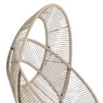 ΠΟΛΥΘΡΟΝΑ-ΦΩΛΙΑ RULER HM6506.02 ΜΟΚΑ ΜΕΤΑΛΛΟ-P.E.RATTAN--ΓΚΡΙ ΜΑΞΙΛΑΡΙΑ 90x85x149Υεκ - Image 6