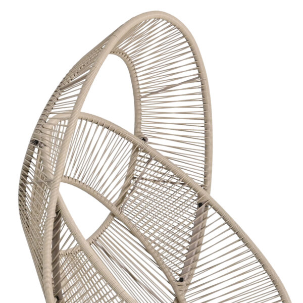 ΠΟΛΥΘΡΟΝΑ-ΦΩΛΙΑ RULER HM6506.02 ΜΟΚΑ ΜΕΤΑΛΛΟ-P.E.RATTAN--ΓΚΡΙ ΜΑΞΙΛΑΡΙΑ 90x85x149Υεκ - Image 6