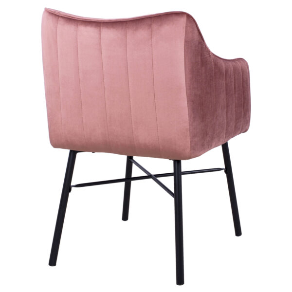 ΠΟΛΥΘΡΟΝΑΚΙ ALLYSA HM8518.02 ΑΠΟ ΒΕΛΟΥΔΟ ΣΑΠΙΟ ΜΗΛΟ 57x58x84Υ εκ. - Image 5