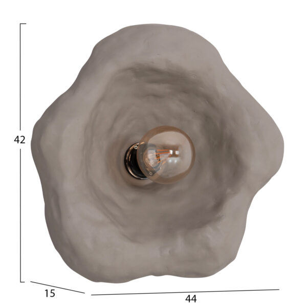 ΣΕΤ 3TMX ΕΠΙΤΟΙΧΙA ΦΩΤΙΣΤΙΚA LUXON HM10725.02 FIBER CEMENT ΣΕ ΓΚΡΙ [S-M-L] - Image 4