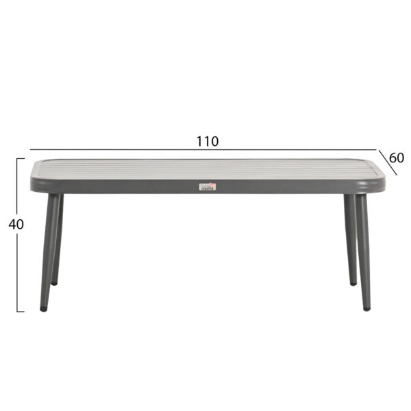 ΣΕΤ ΣΑΛΟΝΙ ΕΞ.ΧΩΡΟΥ 4 ΘΕΣΕΩΝ WILLA HM6505.01 ΑΛΟΥΜΙΝΙΟ-ΣΧΟΙΝΙ-ΜΑΞΙΛΑΡΙΑ ΣΕ ΓΚΡΙ - Image 4