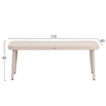 ΣΕΤ ΣΑΛΟΝΙ ΕΞ.ΧΩΡΟΥ 4 ΘΕΣΕΩΝ WILLA HM6505.02 ΑΛΟΥΜΙΝΙΟ-ΣΧΟΙΝΙ ΜΠΕΖ--ΜΑΞΙΛΑΡΙΑ ΓΚΡΙ - Image 4