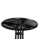 ΣΕΤ ΤΡΑΠΕΖΑΡΙΑΣ 3ΤΜΧ LINO HM10728 2 ΜΕΤΑΛ. ΚΑΡΕΚΛΕΣ--ΣΤΡΟΓΓΥΛΟ ΤΡΑΠΕΖΙ Φ60εκ ΜΑΥΡΟ - Image 5