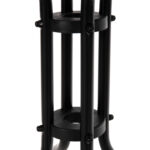 ΣΕΤ ΤΡΑΠΕΖΑΡΙΑΣ 3ΤΜΧ FIGO HM10730.03-- 2 ΚΑΡΕΚΛΕΣ & ΤΕΤΡΑΓΩΝΟ ΤΡΑΠΕΖΙ 60x60εκ ΜΑΥΡΟ - Image 5