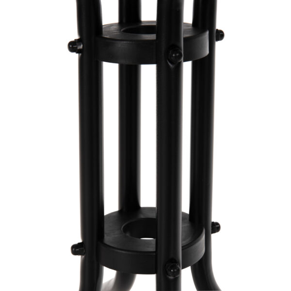 ΣΕΤ ΤΡΑΠΕΖΑΡΙΑΣ 3ΤΜΧ FIGO HM10730.03-- 2 ΚΑΡΕΚΛΕΣ & ΤΕΤΡΑΓΩΝΟ ΤΡΑΠΕΖΙ 60x60εκ ΜΑΥΡΟ - Image 5