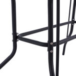 ΣΕΤ ΤΡΑΠΕΖΑΡΙΑΣ 5ΤΜΧ ADAM HM10727.01 ΚΑΡΕΚΛΕΣ ΜΕΤΑΛΛΙΚΕΣ & ΤΡΑΠΕΖΙ 110x60εκ ΓΚΡΙ - Image 5