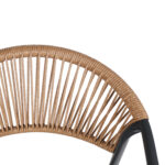 ΣΕΤ ΤΡΑΠΕΖΑΡΙΑΣ 5ΤΜΧ ADAM HM10727.01 ΚΑΡΕΚΛΕΣ ΜΕΤΑΛΛΙΚΕΣ & ΤΡΑΠΕΖΙ 110x60εκ ΓΚΡΙ - Image 6