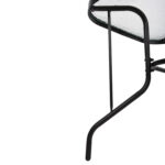 ΣΕΤ ΤΡΑΠΕΖΑΡΙΑΣ 5ΤΜΧ ADAM HM10727.03 ΚΑΡΕΚΛΕΣ ΜΕΤΑΛΛΙΚΕΣ & ΤΡΑΠΕΖΙ 120x70εκ ΜΑΥΡΟ - Image 5