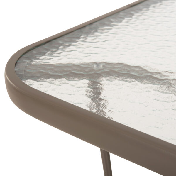 ΣΕΤ ΤΡΑΠΕΖΑΡΙΑΣ 5ΤΜΧ BRUNO HM10727.04 ΚΑΡΕΚΛΕΣ ΜΕΤΑΛΛΙΚΕΣ & ΤΡΑΠΕΖΙ 140x80εκ ΣΑΜΠΑΝΙ - Image 5