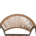 ΣΕΤ ΤΡΑΠΕΖΑΡΙΑΣ 5ΤΜΧ BRUNO HM10727.04 ΚΑΡΕΚΛΕΣ ΜΕΤΑΛΛΙΚΕΣ & ΤΡΑΠΕΖΙ 140x80εκ ΣΑΜΠΑΝΙ - Image 6