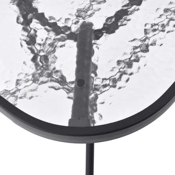 ΣΕΤ ΤΡΑΠΕΖΑΡΙΑΣ 5ΤΜΧ BRUNO HM10729.01 ΚΑΡΕΚΛΕΣ ΜΕΤΑΛΛΙΚΕΣ & ΤΡΑΠΕΖΙ 140x80εκ ΓΚΡΙ - Image 4