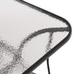 ΣΕΤ ΤΡΑΠΕΖΑΡΙΑΣ 5ΤΜΧ BRUNO HM10729.03 ΚΑΡΕΚΛΕΣ ΜΕΤΑΛΛΙΚΕΣ & ΤΡΑΠΕΖΙ 150x90εκ ΜΑΥΡΟ - Image 4